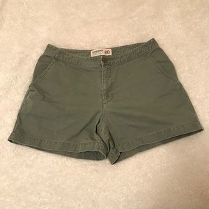 Eddie Bauer Olive Green Shorts Size 8